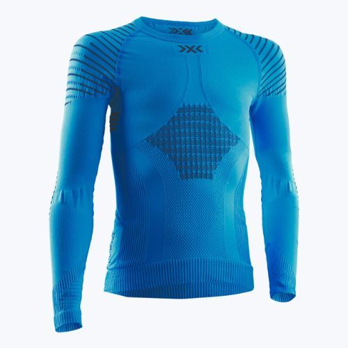 Dětská termoakční mikina X-Bionic Invent 4.0 LS teal blue/anthracite