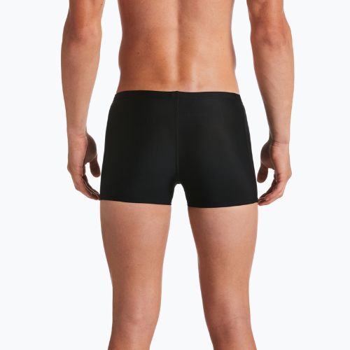 Pánské plavecké boxerky Nike Solid Square Leg černé NESS8111-001