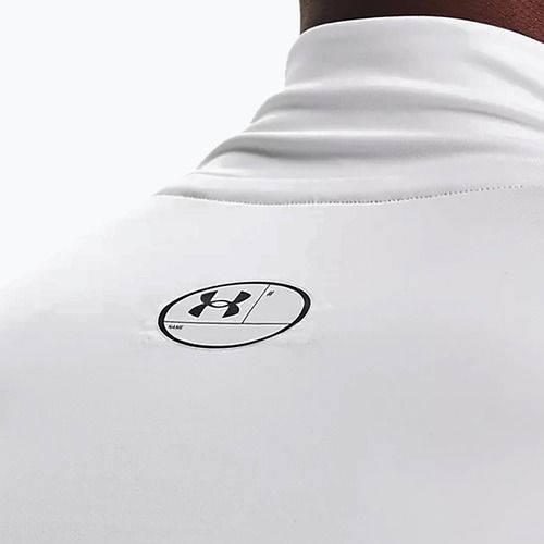Under Armour pánské tričko s dlouhým rukávem Ua Hg Armour Comp Mock white 1369606-100