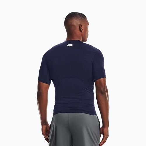 Under Armour pánské tréninkové tričko Ua Hg Armour Comp SS navy blue 1361518-410