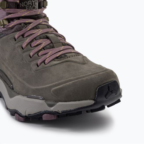 Dámská trekingová obuv The North Face Vectiv Exploris Mid Futurelight Lthr hnědá NF0A5G3AMD01