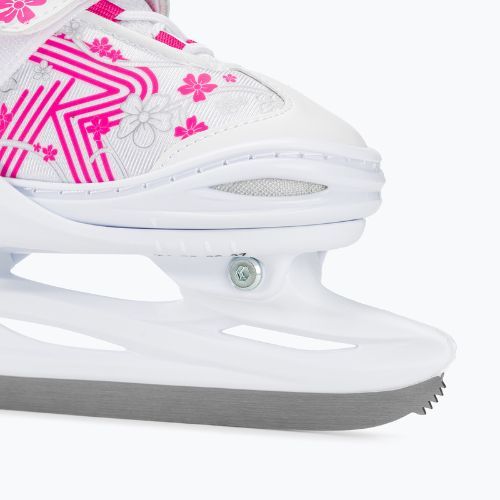 Roces Jokey Ice 3.0 Girl dětské volnočasové brusle bílá/růžová 450708