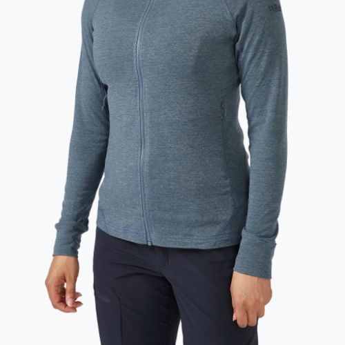 Dámská cyklistická mikina Rab Nexus Hoody modrý QFF-71