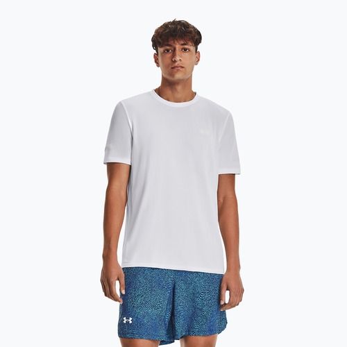 Under Armour Seamless Stride pánské běžecké tričko bílé 1375692