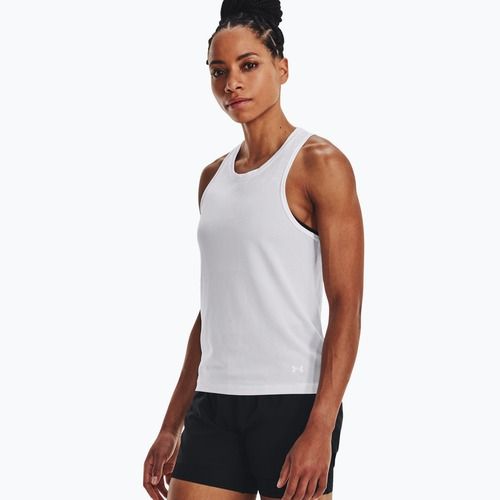 Dámské běžecké tričko Under Armour Seamless Stride Singlet white 1375697
