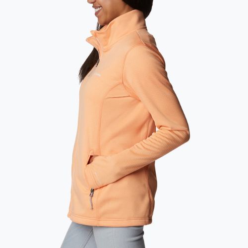 Dámská trekingová mikina Columbia Park View Grid Fleece oranžová 1959713