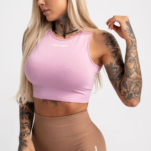 Dámský top vázací Gym Glamour Pink 442