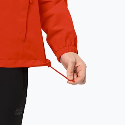 Pánská nepromokavá bunda Jack Wolfskin Stormy Point 2L červená 1111142