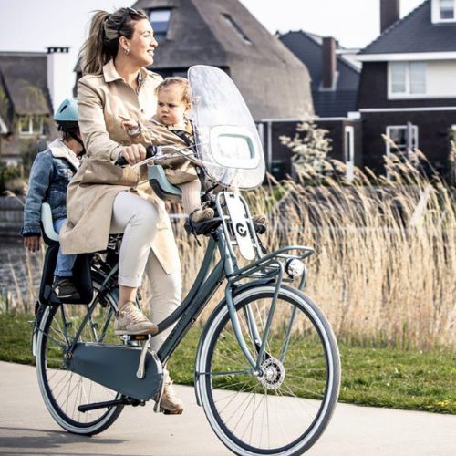 Zadní rámová sedačka na kolo bobike Go 1P zeleno-šedá 8012400003