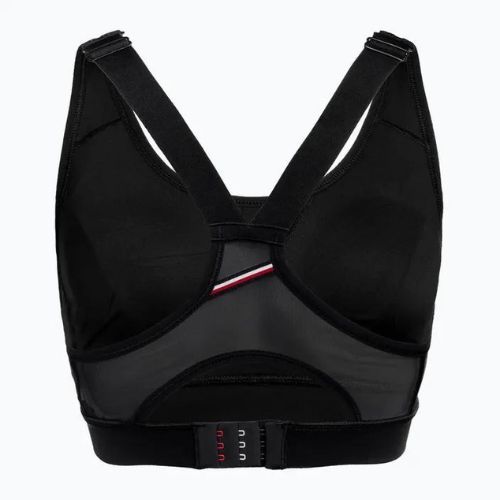 Fitness podprsenka Tommy Hilfiger Essentials High Int s nastavitelnými ramínky černá