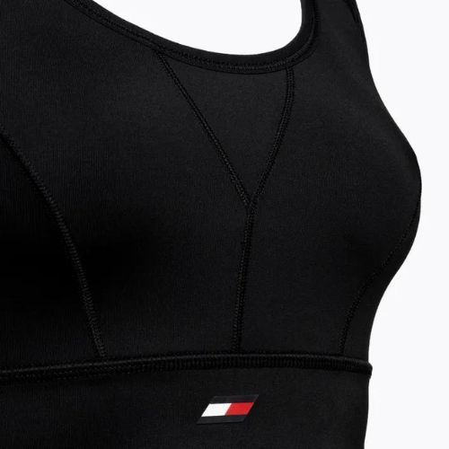 Fitness podprsenka Tommy Hilfiger Essentials High Int s nastavitelnými ramínky černá