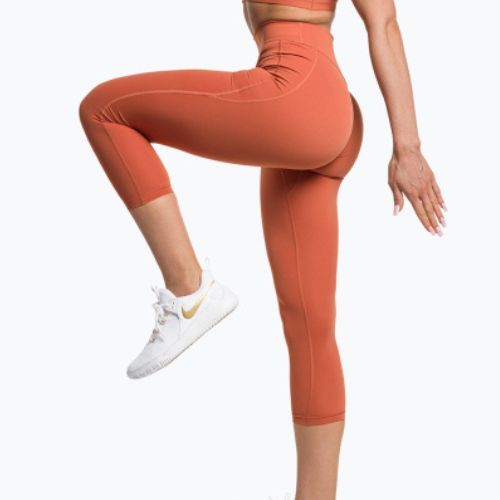 Dámské tréninkové legíny Gymshark KK Twins earth orange