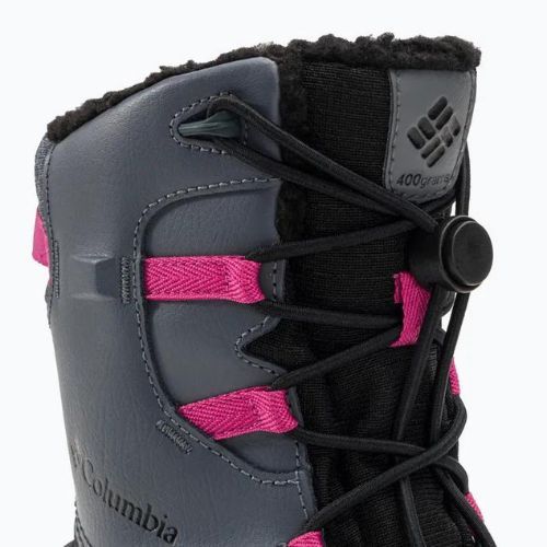 Columbia Bugaboot Celsius Dětské sněhové boty graphite/wild fuchsia