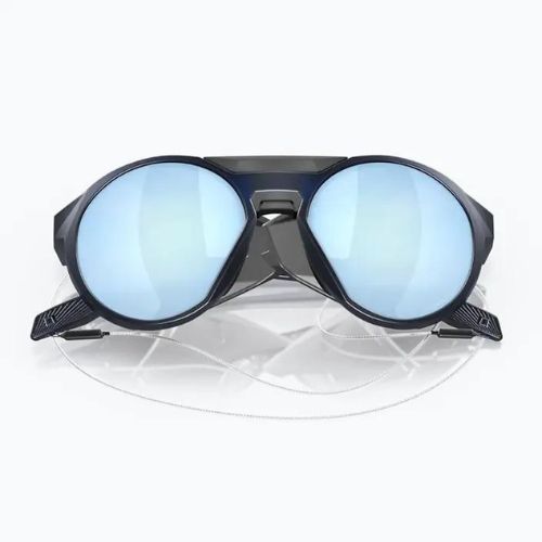Oakley Clifden matte trans blue/prizm deep water polarizační sluneční brýle