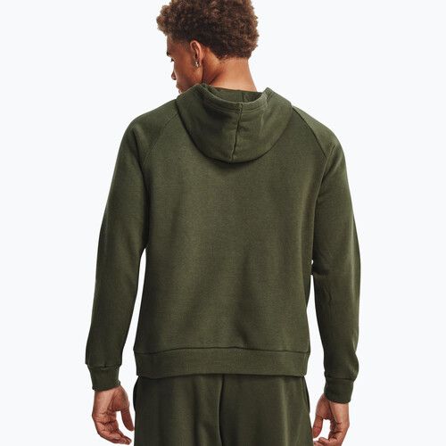Under Armour pánská mikina Rival Fleece Logo HD marine od green/white