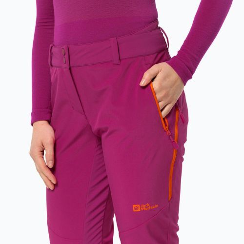 Jack Wolfskin dámské softshellové kalhoty Alpspitze Tour new magenta