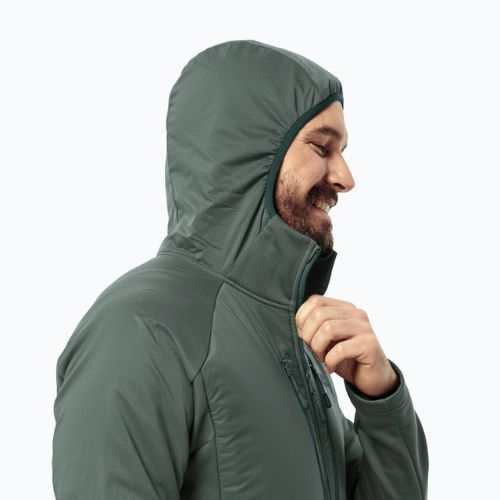 Pánská hybridní bunda Jack Wolfskin Alpgrat Pro Ins Fz hedge green