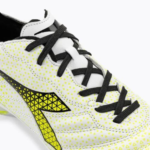 Pánské kopačky Diadora Brasil Elite GR LT LP12 white/black/fluo yellow