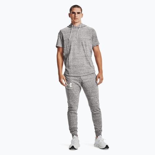 Pánské kalhoty Under Armour Ua Rival Terry Jogger grey/melange