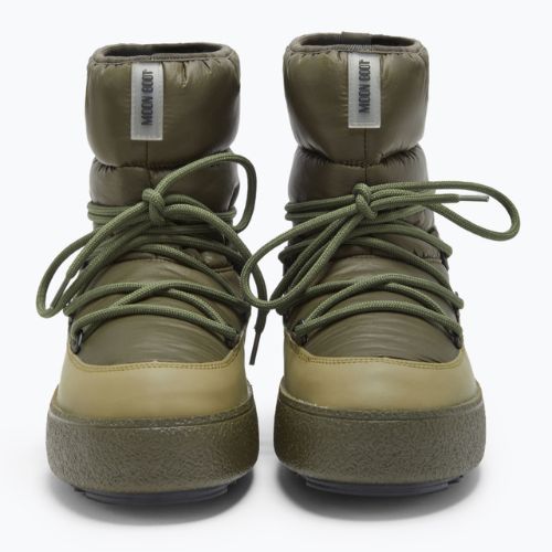 Pánské sněhule Moon Boot Mtrack Low Nylon WP khaki barvy