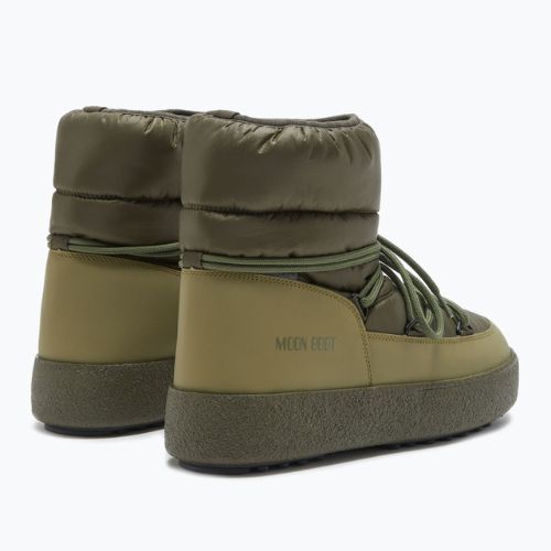Pánské sněhule Moon Boot Mtrack Low Nylon WP khaki barvy