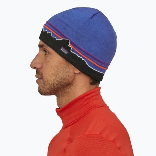 Zimní čepice Patagonia Beanie classic fitz roy/andes blue