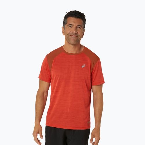 Pánské běžecké tričko ASICS Road true red/spice latte