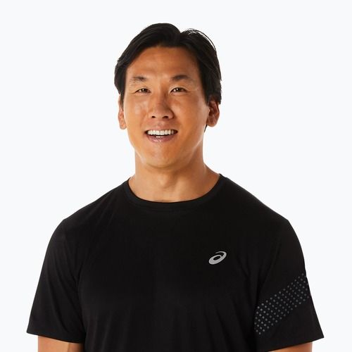 Pánské běžecké tričko ASICS Icon performance black/carrier grey