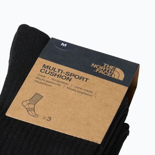 Trekingové ponožky The North Face Multi Sport Cush Crew Sock  3 páry black