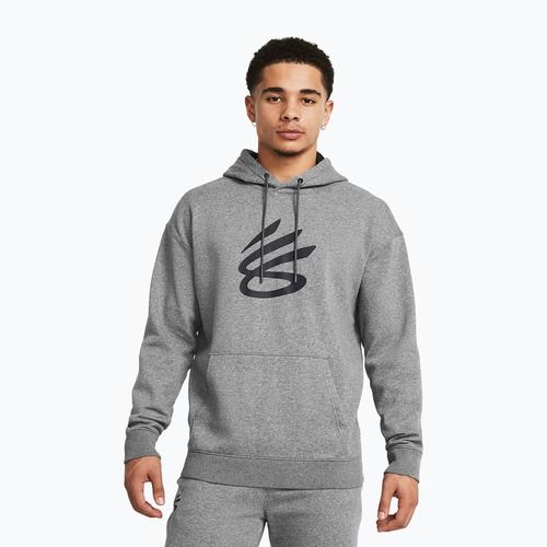 Pánská mikina Under Armour Curry Splash Hoodie castlerock/black