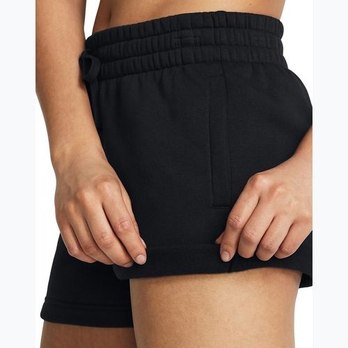 Dámské sportovní kraťasy Under Armour Rival Fleece black/white