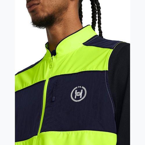 Pánská běžecká vesta Under Armour Run Everywhere high-vis yellow/midnight navy/white