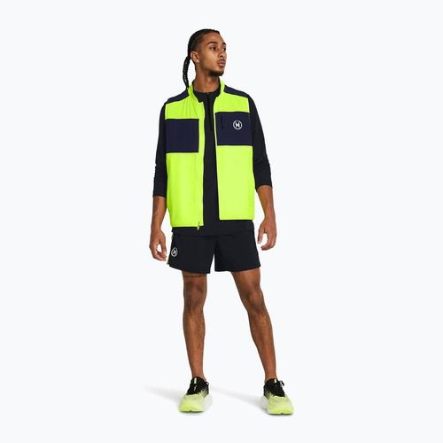 Pánská běžecká vesta Under Armour Run Everywhere high-vis yellow/midnight navy/white