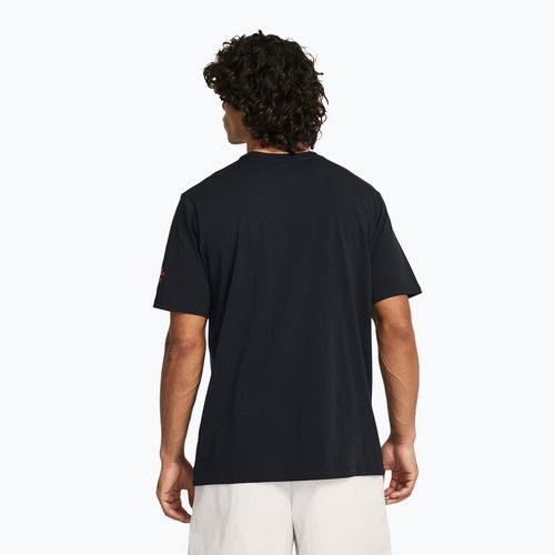 Pánské basketbalové tričko  Under Armour Curry Young Wolf Tee black/mod gray