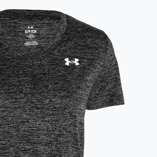 Dámské sportovní tričko  Under Armour Tech V-Twist black/white