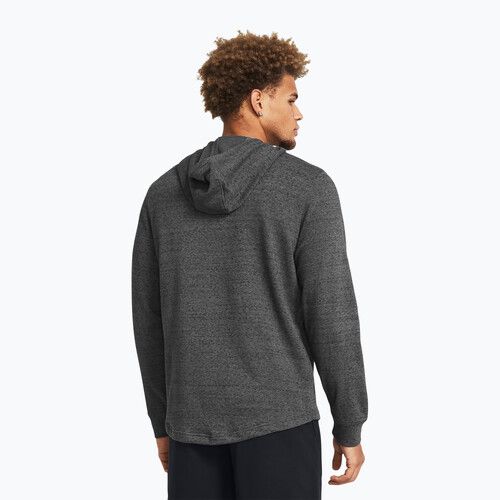 Pánská mikina Under Armour Rival Terry Graphic Hood castlerock/black