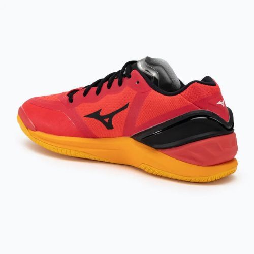 Pánské házenkářské boty Mizuno Wave Stealth Neo radiant red/white/carrot curl