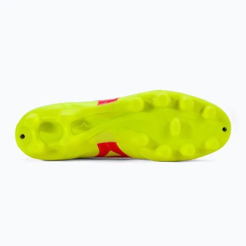 Pánské kopačky Mizuno Morelia II Club MD safety yellow/fiery coral 2/galaxy silver