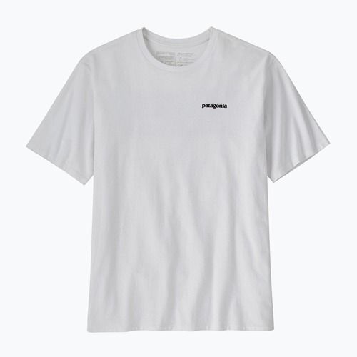 Pánské trekingové tričko Patagonia P-6 Logo Responsibili-Tee white