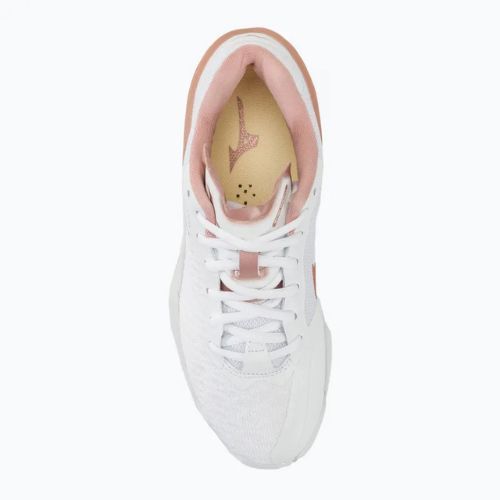 Dámské boty na házenou Mizuno Wave Stealth Neo white/rose/snow white