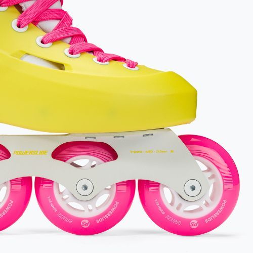 Dámské kolečkové  brusle Powerslide Zoom neon yellow