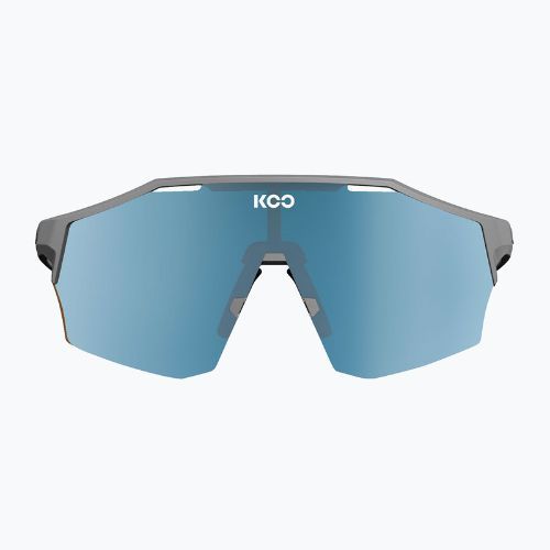 Sluneční brýle Koo Alibi grey matt/turquoise mirror