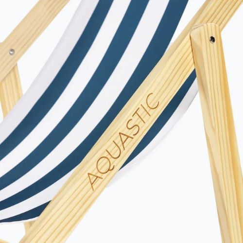 Plážové lehátko AQUASTIC Sunlito navy blue