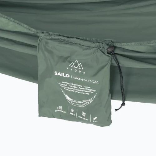 Turistická hamaka KADVA Sailo Hammock ultralehká zelená