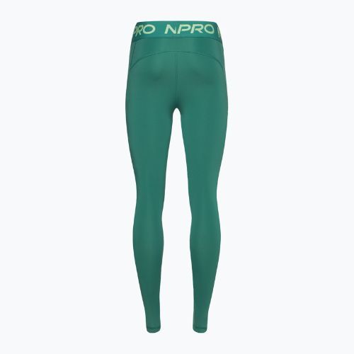Dámské tréninkové legíny Nike Pro Dri-FIT Mid-Rise 7/8 Graphic bicoastal/vapour green/white