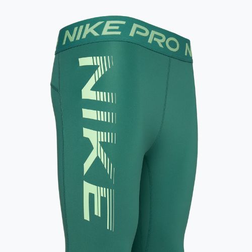 Dámské tréninkové legíny Nike Pro Dri-FIT Mid-Rise 7/8 Graphic bicoastal/vapour green/white