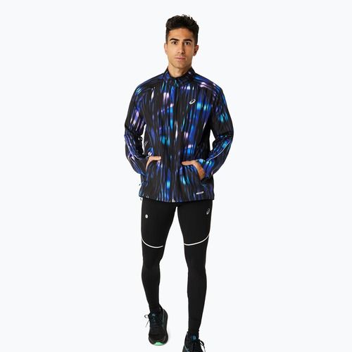 Pánská běžecká bunda ASICS Road Lite-Show Packable blue expanse