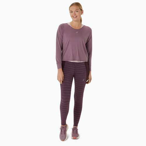 Dámský běžecký top longsleeve + tílko ASICS Nagino Run dusty mauve/watershed rose