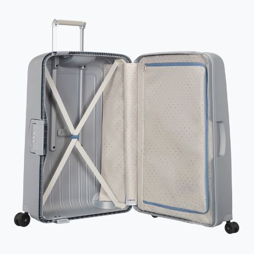 Cestovní kufr  Samsonite S'cure Spinner 102 l silver