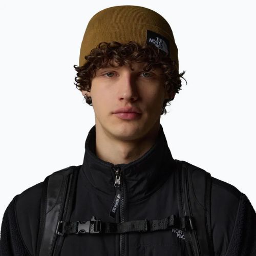 The North Face Dock Worker Recyklovaná užitková hnědá zimní čepice